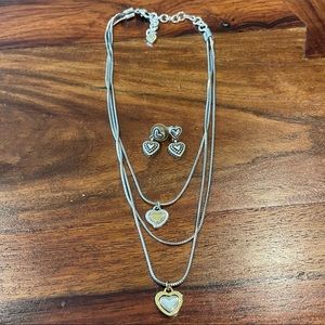 Brighton Heart Necklace and Earrings